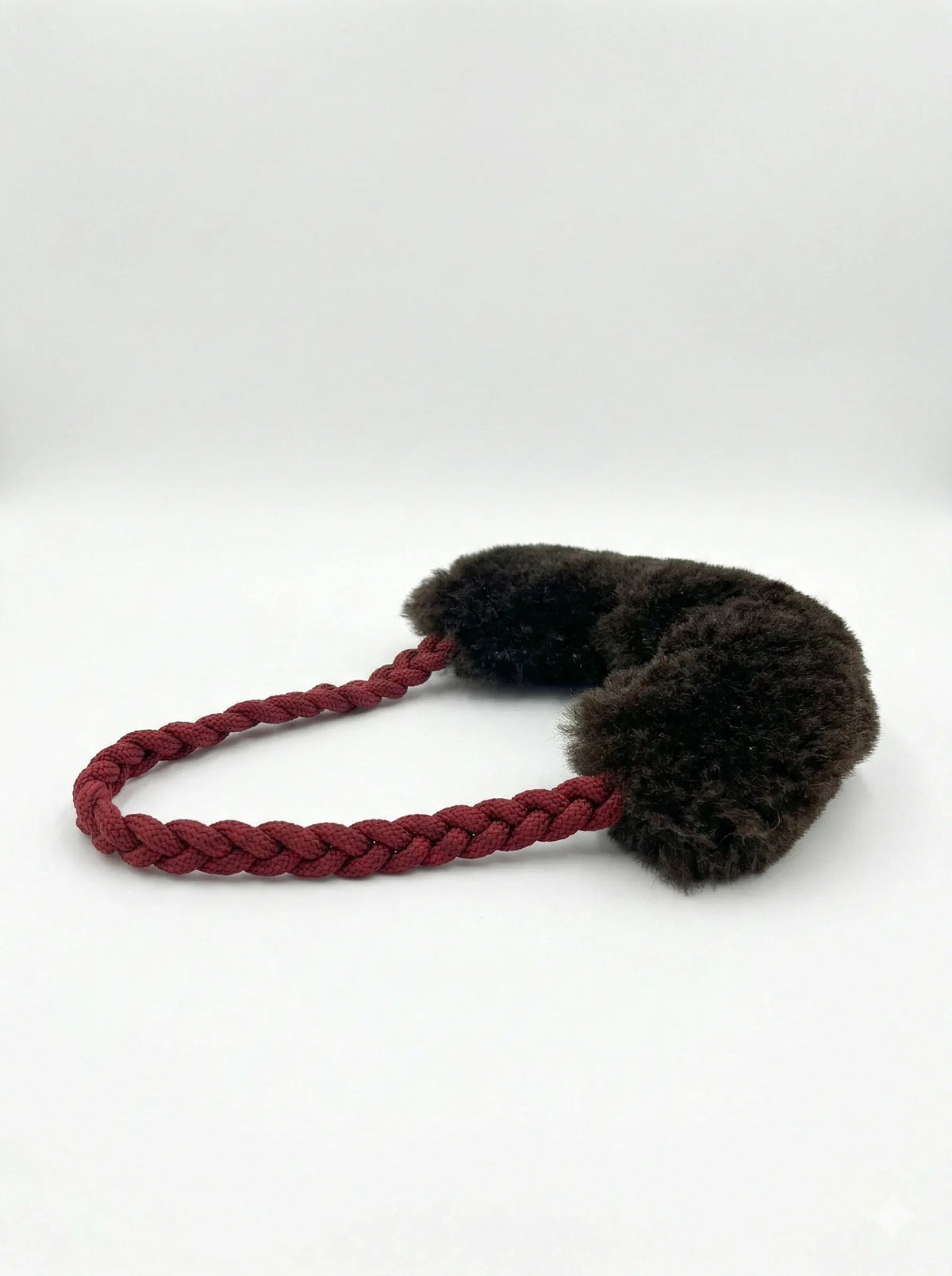 Wool Loop Tug Toy – Black